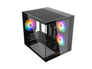 Gabinete Gamer Aquário PIXXO PRETO, M-ATX - CGH100B