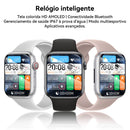 Relógio inteligente série 9 amoled smartwatch masculino 2024 nfc gps rastreado