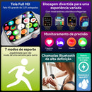 Relógio inteligente série 9 amoled smartwatch masculino 2024 nfc gps rastreado